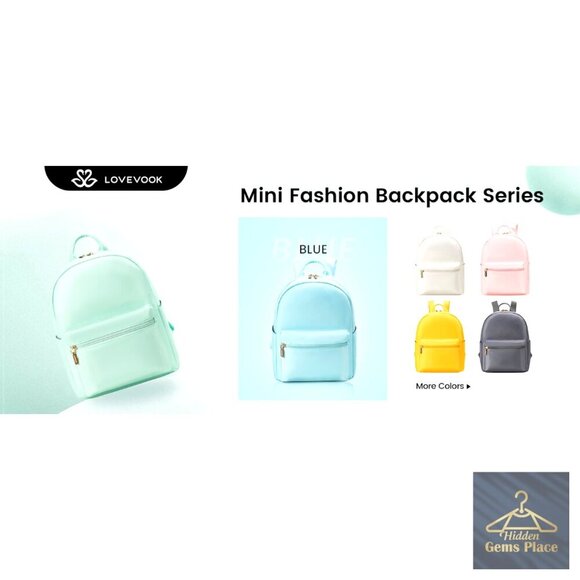Mini Waterproof Nylon Backpack Lightweight Daily Purse with Multiple Pockets main image 6